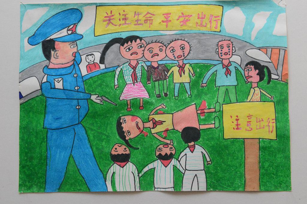 2015年贺兰县知路爱路绘画作品(一)